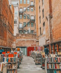 Brattle Book Shop Boston paint by numbers