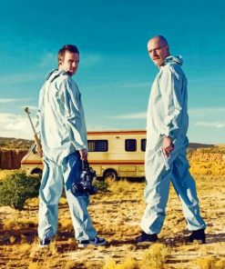Walter And Jesse From Breaking Bad paint by numbers