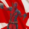 Canadian Deadpool paint by number