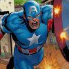 Captain America Animated paint by numbers