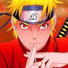 famous cartoon the fire man naruto painting by numbers