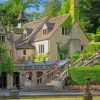 Castle Combe England paint by numbers