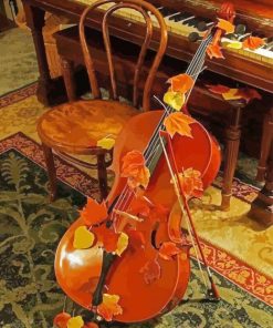 Cello Autumn paint by numbers