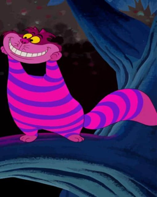 Cheshire Cat paint by numbers