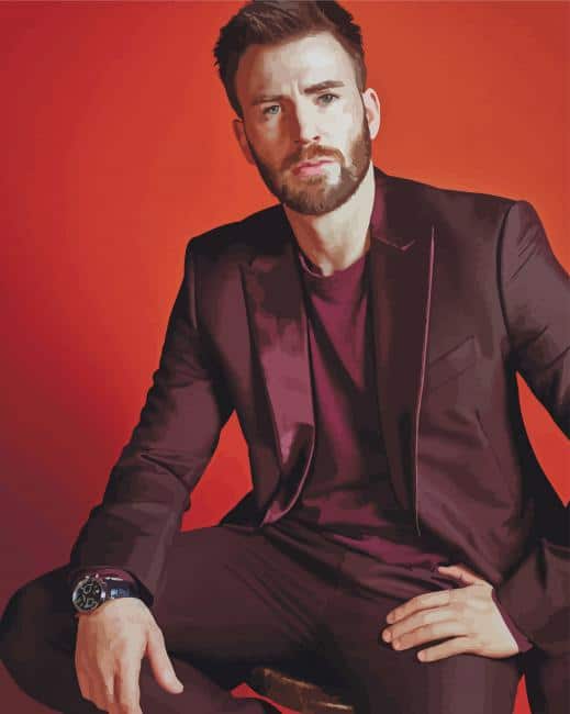 chris evans paint by number