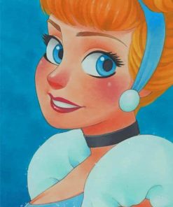 Cinderella Princess paint by numbers