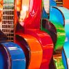 Colorful Guitars paint by number