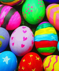 Easter Eggs paint by number