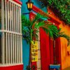 Colorful House paint by numbers