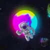 Colorful Planet Astronaut paint by number