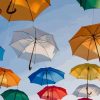 Colorful Umbrellas paint by number