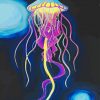 Cororful Jellyfish paint by numbers