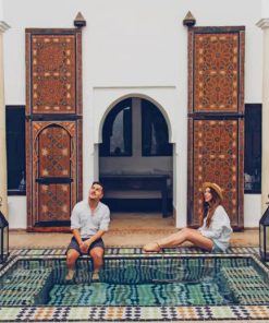 Lovers In A Moroccan Riad paint by numbers