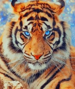 Cute Tiger paint by numbers