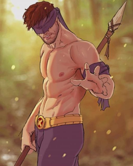 Cyclops X Men paint by numbers