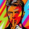 David Bowie Abstract Art paint by numbers