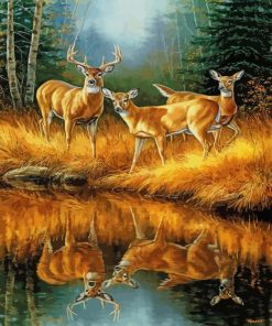 Deers in The Wild paint by numbers