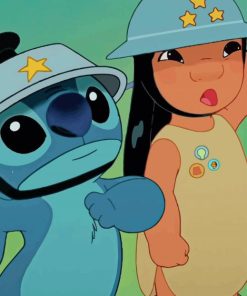 Lilo And Stitch paint by numbers