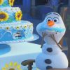 Disney Character Olaf paint by numbers