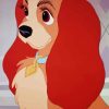 Disney Characters Lady And The Tramp paint by numbers