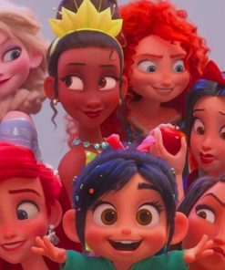 Disney Princess in Wreck it Ralph painyt by numbers