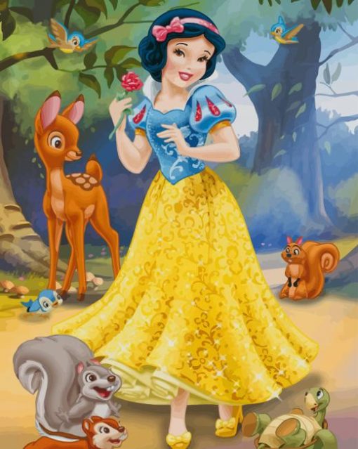 Disney Princess Snow White paint by numbers