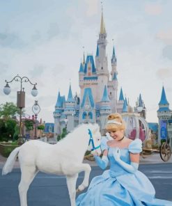 Disney Princess With Horse paint by number