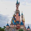 Disneyland Park Sleeping Beauty Castle paint by numbers