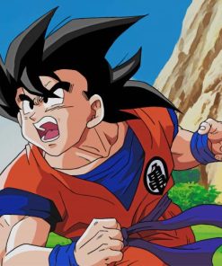 Dragon Ball Character Goku paint by numbers