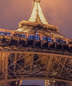 eiffel tower paint by numbers