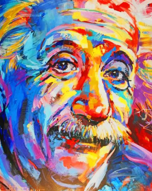 Elbert Einstein paint by numbers