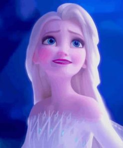 Elsa Frozen Disney paint by numbers