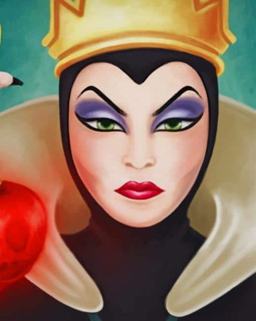 Evil Queen paint by numbers