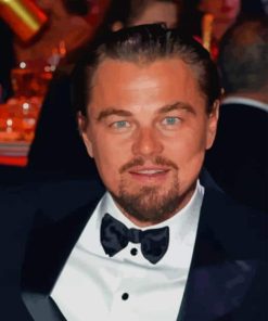 Famous Actor Leonardo Dicaprio paint by numbers