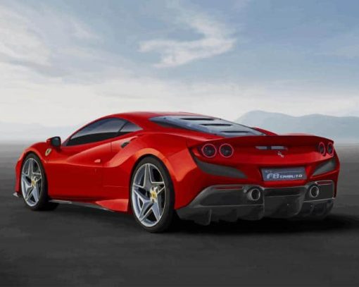 Ferrari Tributo Rear paint by number