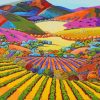 Floral Painting Gene Brown paint by numbers