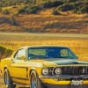 Ford Mustang Vintage Car paint by numbers