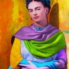 Frida Kahlo Self Portrait paint by number