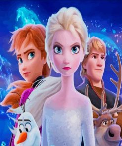 Frozen Disney paint by numbers