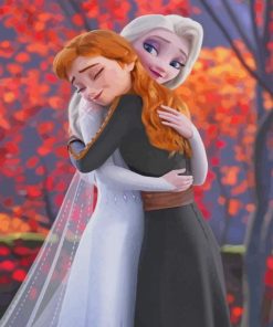 Frozen Sisters paint by numbers