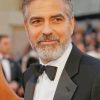george clooney paint by numbers