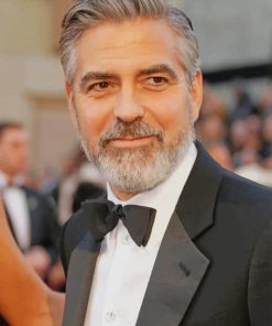 george clooney paint by numbers