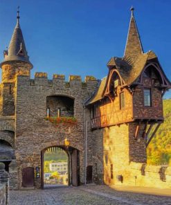 Germany Cochem Castle paint by numbers
