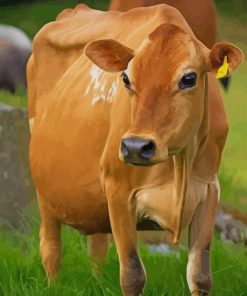 Golden Cow paint by numbers