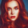Gorgeous Red Haired Girl Paint By Numbers