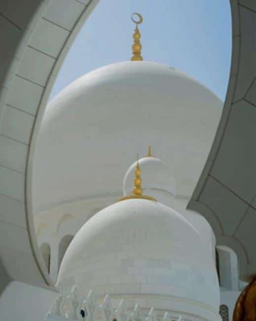 Grand Mosque In Abu Dhabi paint by numbers