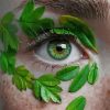 Green Aesthetic Eye paint by number
