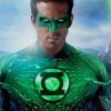 Green Lantern Ryan Reynolds paint by numbers
