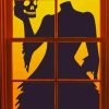 Halloween Window Decorations paint by numbers