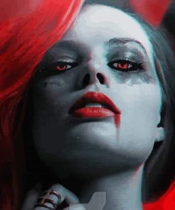 Harley Quinn Margot Robbie paint by number
